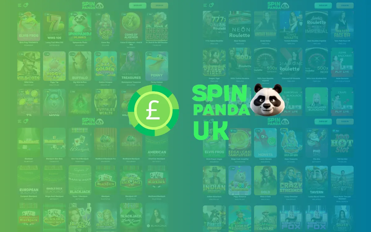 Spin Panda, Real Money Gaming at the Official UK Casino Website